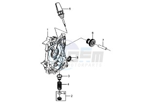 MIO - 50 cc drawing CRANKCASE-COVER RIGHT