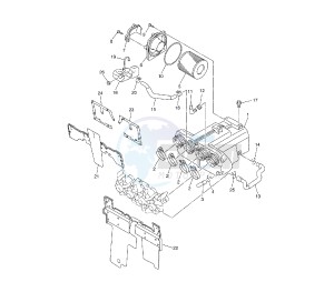 XJR 1300 drawing INTAKE