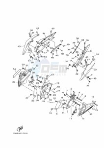 MT-09 MTN850-A (BS2V) drawing SIDE COVER