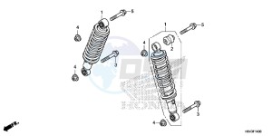 TRX500FE1F TRX500F Europe Direct - (ED) drawing FRONT CUSHION