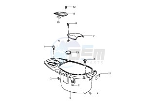 Zip 50 4T drawing Case Helmet