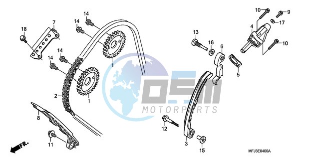 CAM CHAIN/TENSIONER