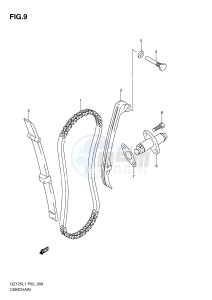 GZ125 (P02) drawing CAM CHAIN