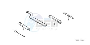 CRF250R9 ED / BLA CMF drawing TOOLS