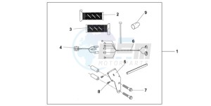 NSA700A9 France - (F / CMF MME) drawing GRIP HEATER