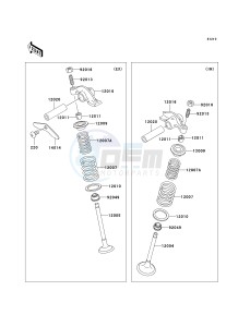 KLF 300 C [BAYOU 300 4X4] (C15-C17 C17 CAN ONLY) [BAYOU 300 4X4] drawing VALVE-- S- -