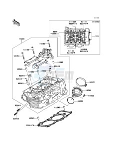 ER-6n ER650A6S GB XX (EU ME A(FRICA) drawing Cylinder Head