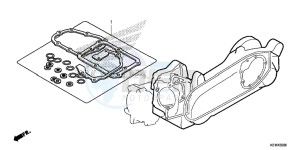 SH125SE SH125S UK - (E) drawing GASKET KIT B