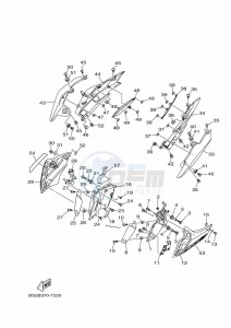 MT-09 MTN850-A (BS2T) drawing SIDE COVER