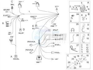 RS 125 4T E4 ABS EMEA EU drawing Front electrical system