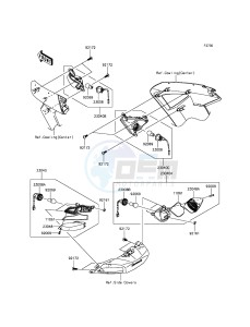 1400GTR ABS ZG1400EGF FR GB XX (EU ME A(FRICA) drawing Turn Signals