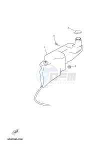 YN50E (2DK1 2DK1 2DK1 2DK1) drawing OIL TANK