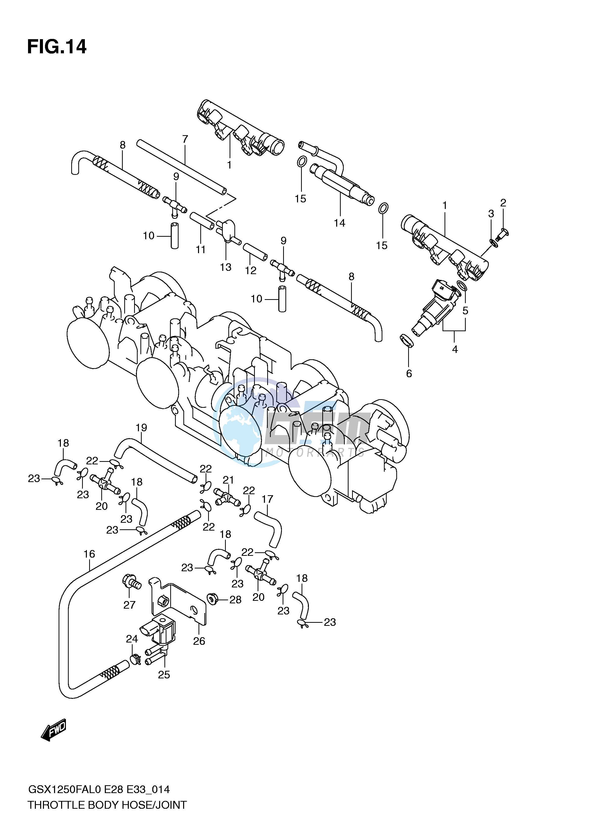 THROTTLE BODY HOSE JOINT