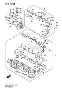 GSX-R1000R EU drawing THROTTLE BODY