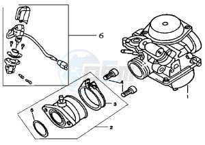 SUPER DUKE - 150 cc drawing CARBURETTOR