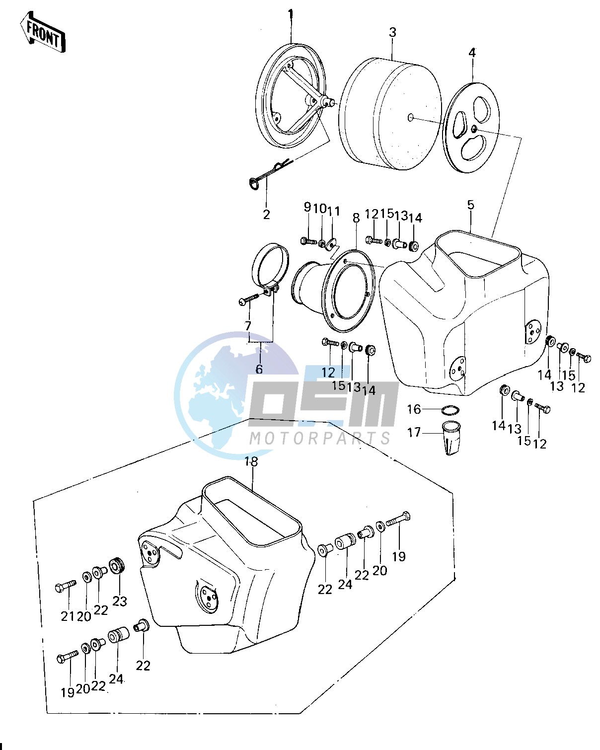 AIR CLEANER -- 78-79- -