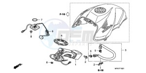 CB1000RA9 France - (F / ABS CMF) drawing FUEL PUMP