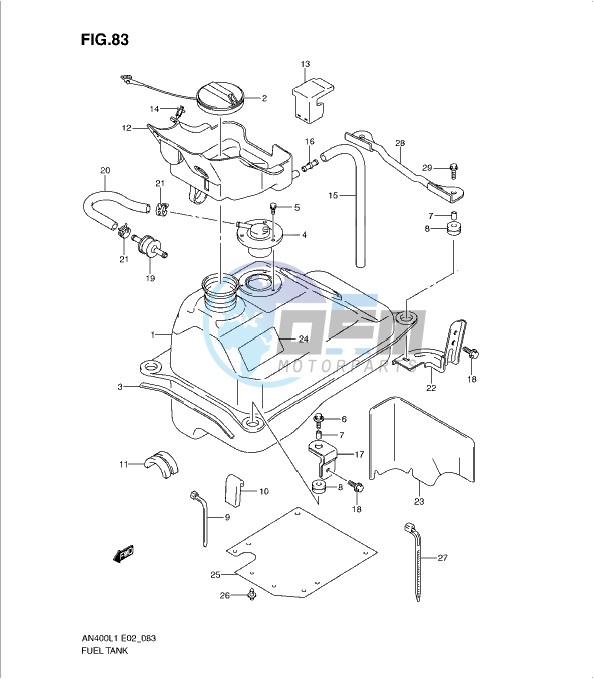 FUEL TANK (AN400ZAL1 E2)