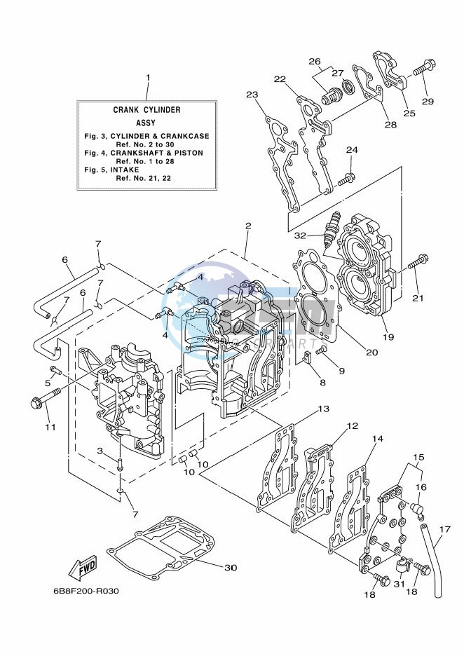 CYLINDER--CRANKCASE