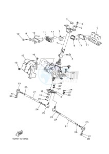 YFM450FWAD YFM450PE GRIZZLY 450 EPS (2LC2 2LC3 2LC4) drawing STEERING