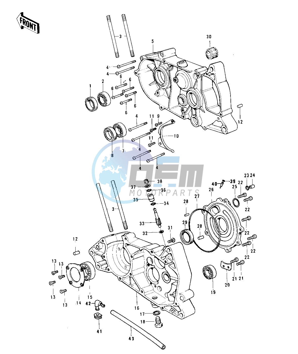 CRANKCASE -- 76-79- -