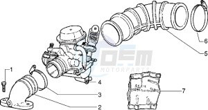 Sfera RST 125 drawing Carburettor