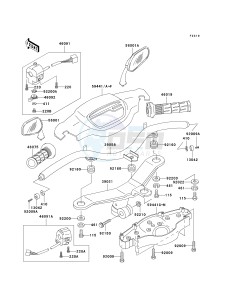 AN 110 C (C6-C7) drawing HANDLEBAR