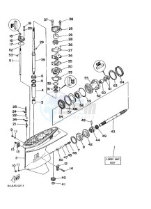 FT50B drawing LOWER-CASING-x-DRIVE-3