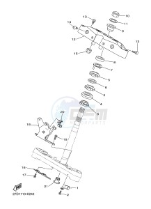 XVS1300CU XVS1300 CUSTOM (2SS1) drawing STEERING