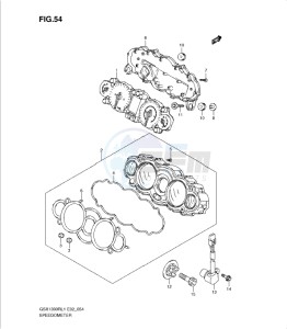 GSX1300R drawing SPEEDOMETER (GSX1300RL1 E51)