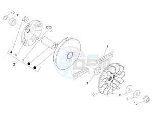 Beverly 350 4T ST ie ABS E4 300 (EMEA) drawing Driving pulley