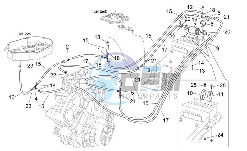 Fuel vapour recover system