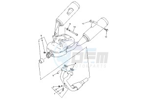 TDM 850 drawing EXHAUST