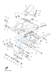 FZ8-N 800 FZ8 (NAKED) (39PT) drawing REAR ARM