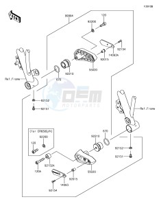 NINJA 650 EX650KJFA XX (EU ME A(FRICA) drawing Accessory(Frame Slider)