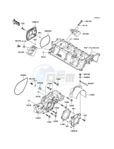 JET SKI STX-12F JT1200D7F FR drawing Engine Cover(s)