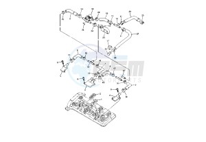 FJR A ABS 1300 drawing AIR INDUCTION SYSTEM