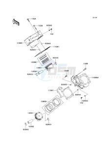 KVF 750 E [BRUTE FORCE 750 4X4I NRA OUTDOORS] (E8F-E9FA) E8F drawing CYLINDER_PISTON-- S- -