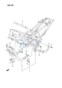 GSX1100 (E2) drawing FRAME