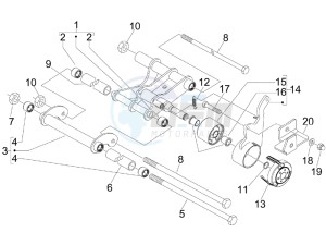 Runner 125 ST 4T E3 (EMEA) drawing Swinging arm