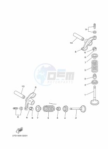 YBR125ESD (3D9B) drawing VALVE