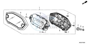 CB500FAE CB500F ABS UK - (E) drawing METER