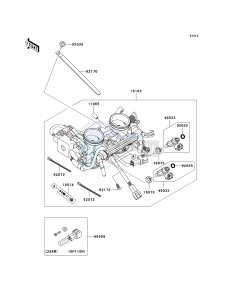 ER 650 A [ER-6N (EUROPEAN] (A6S-A8F) A8F drawing THROTTLE