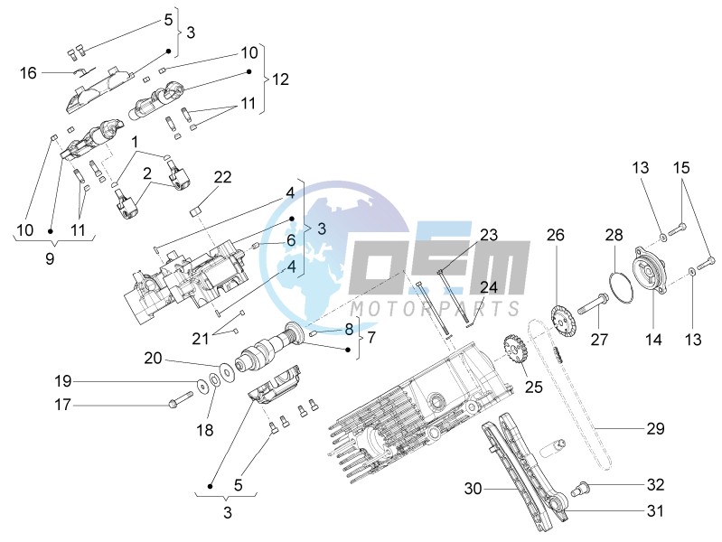 RH cylinder timing system II