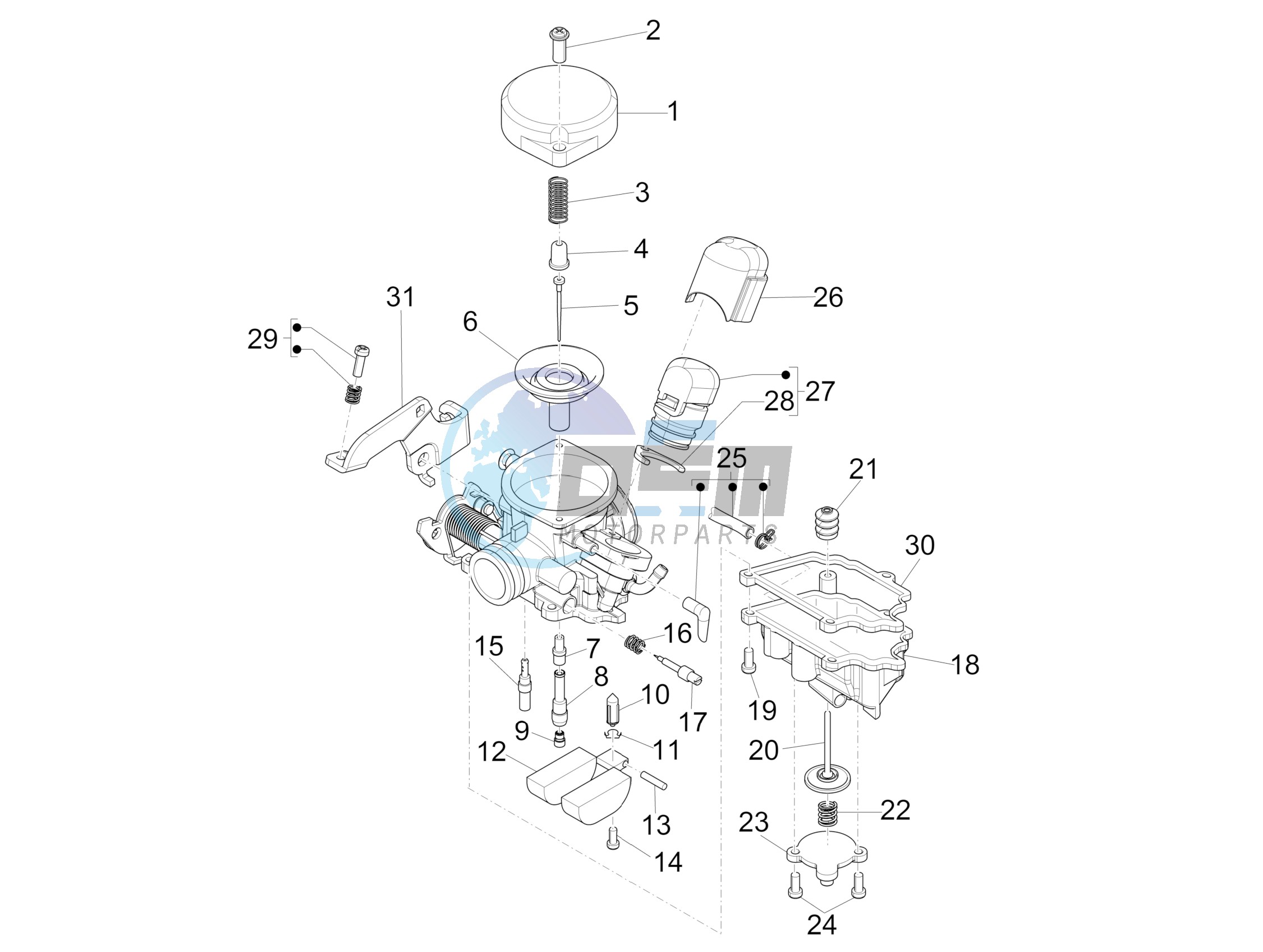 Carburetors components