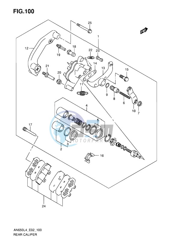 REAR CALIPER