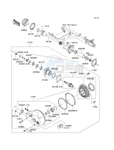 VN 1600 D [VULCAN 1600 NOMAD] (D6F-D8FA) D8FA drawing DRIVE SHAFT_FINAL GEAR