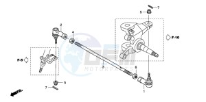 TRX450R drawing TIE ROD