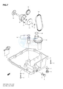 GSF1250 (E21) Bandit drawing OIL PAN - OIL PUMP