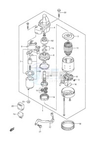 DF 8A drawing Starting Motor